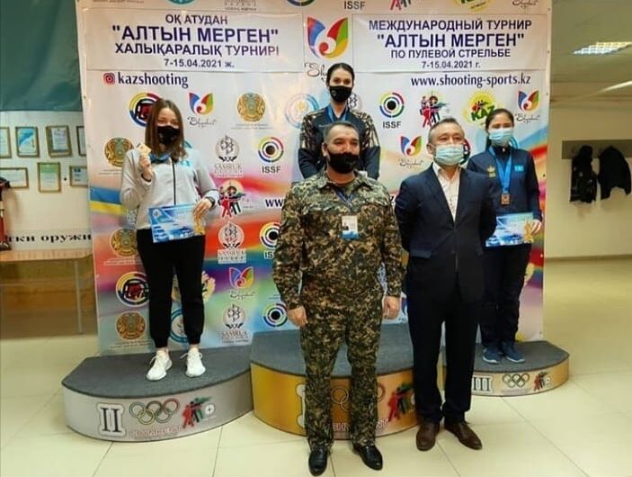Шымкент қаласында «Алтын Мерген» Халықаралық турнирі 7-сі мен 14- ші сәуір арасында өтті. Жарыста спортшымыз Малиновская Александра МВ-9 625,6 ұпай мен 1-орынды иеленді! ҚҰТТЫҚТАЙМЫЗ!!!!