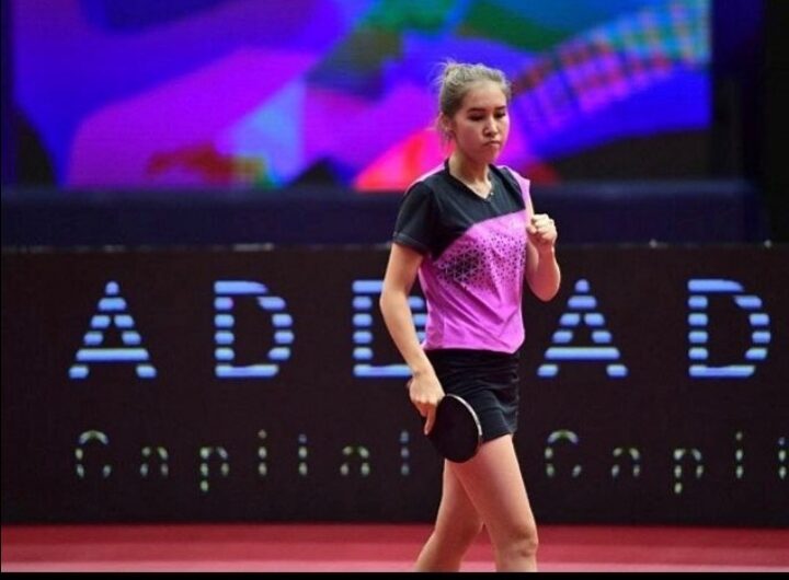 На МТ «2021 ITTF KAZAKHSTAN INTERNATIONAL OPEN” по настольному теннису который проходит с 15-19.09.2021 года в г. Караганда наша теннисистка Алимбаева Айя завоевала бронзовую медаль 🥉 в личном зачете!!! Поздравляем нашу спортсменку и личного тренера Успанова